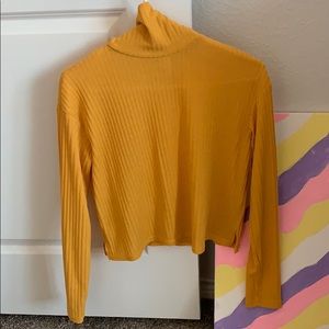 Mustard Yellow Turtle Neck